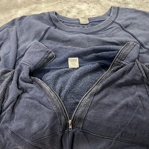 These are soft sweatshirts from pink one is a large and one is a medium